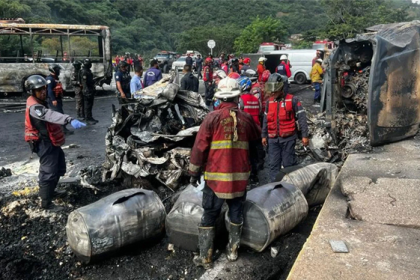 Falla en la vía posible causa del fatal accidente en la autopista Caracas-Guarenas