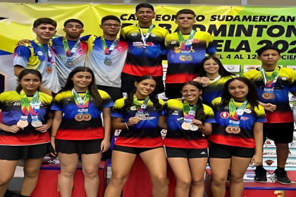 Atletas criollos lograron 12 medallas en Sudamericano Juvenil de Bádminton