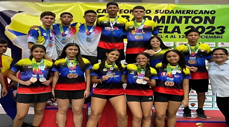 Atletas criollos lograron 12 medallas en Sudamericano Juvenil de Bádminton