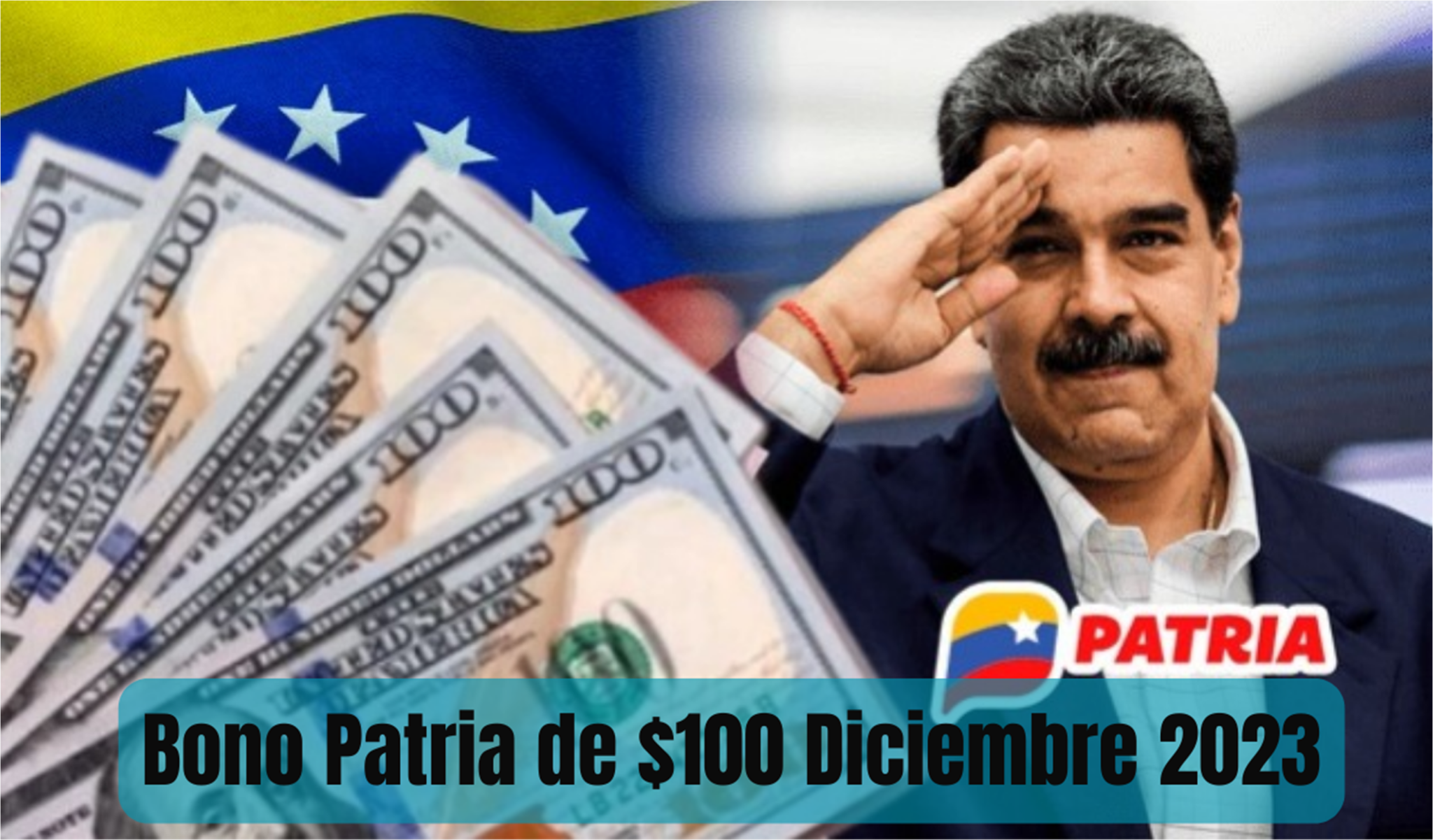 NUEVO BONO PATRIA de $100 2023: ¿Cómo COBRARLO HOY?