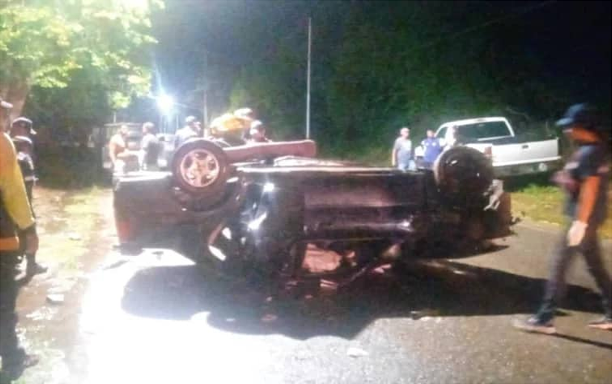 Isla Margarita: Un fallecido y 5 heridos en volcamiento de vehículo