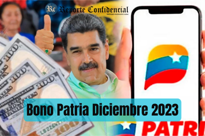 BONO de 1.900Bs por PATRIA: COBRA HOY 22 de DICIEMBRE 2023