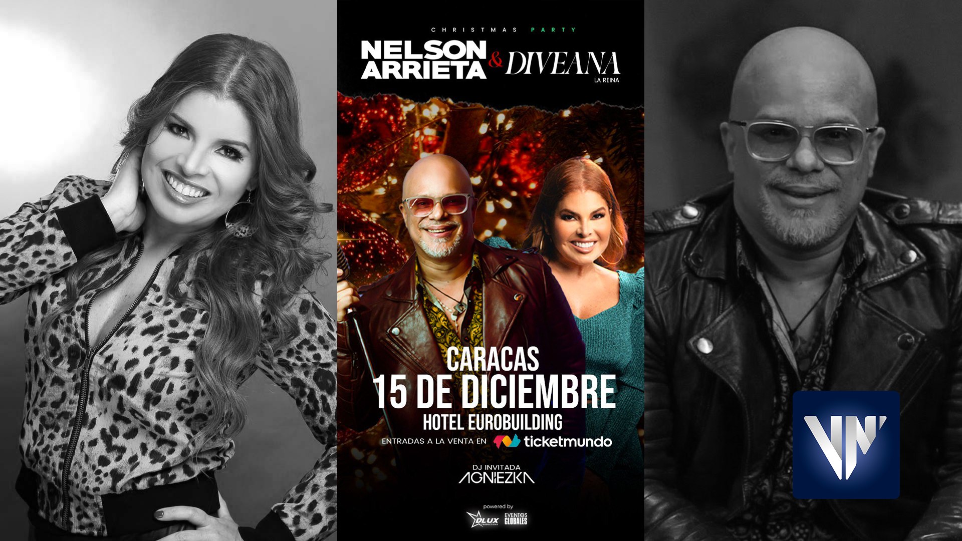 Nelson Arrieta y Diveana se unen para una fiesta navideña: “Christmas Party”
