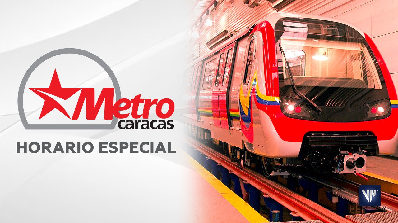 Metro de Caracas ofrecerá horario especial durante la temporada navideña y el Año Nuevo para mayor comodidad de los usuarios