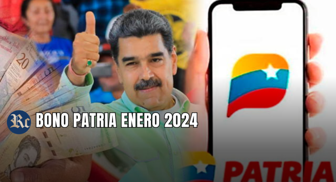 BONO PATRIA de 324Bs ENERO 2024: ¡COBRA HOY!