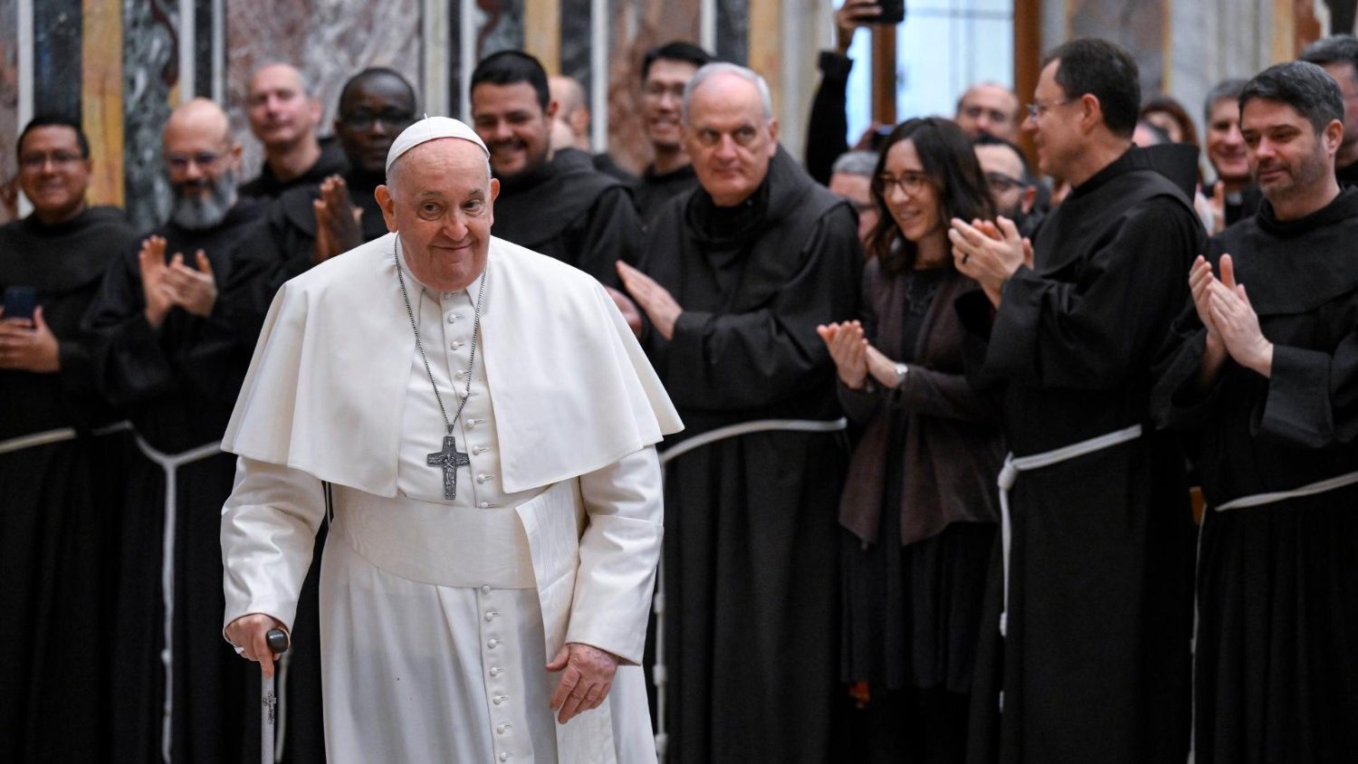 El Papa Francisco recibe al expresidente de Argentina en una audiencia en el Vaticano