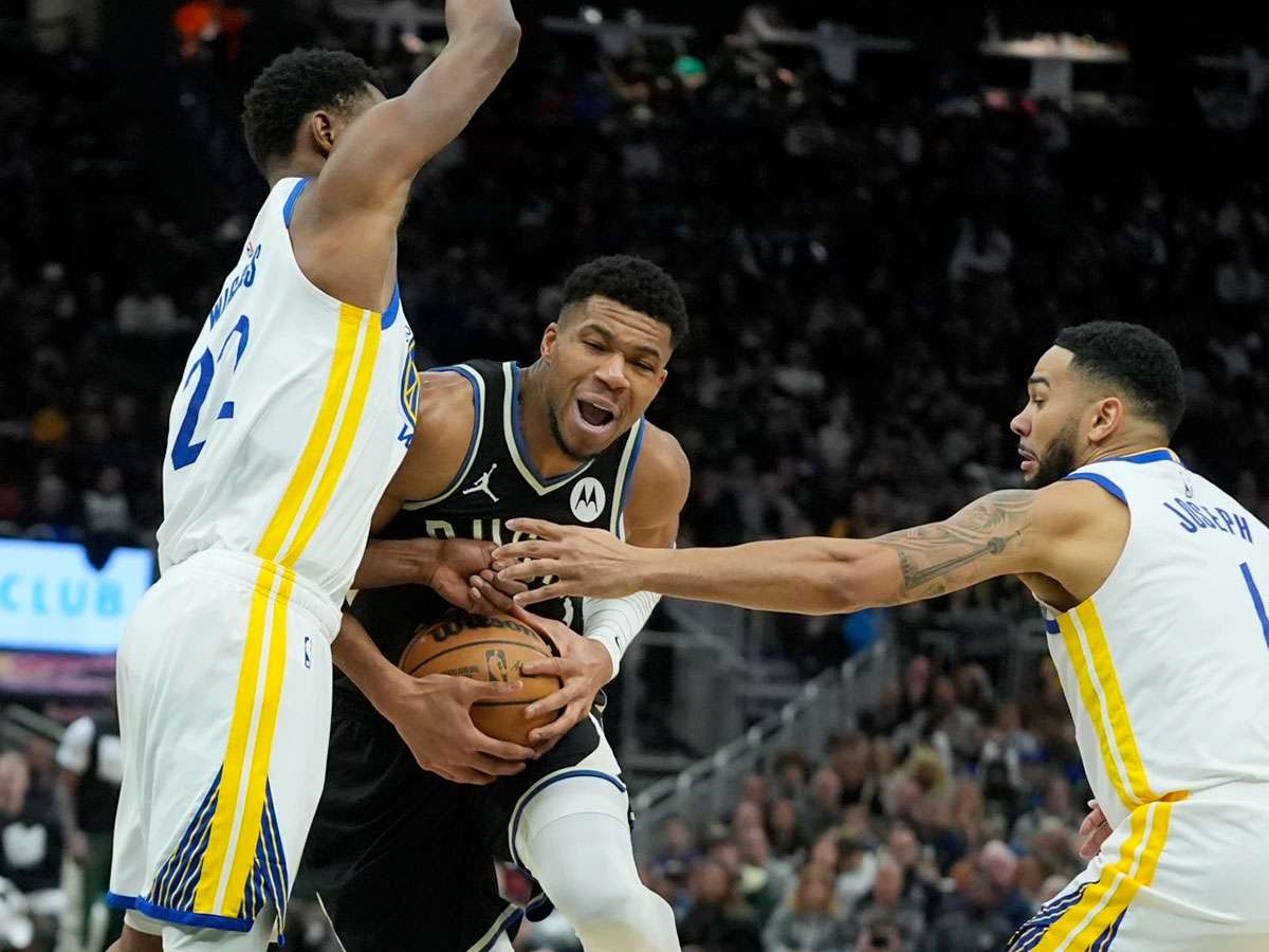 Giannis lidera la victoria de los Bucks sobre los Warriors