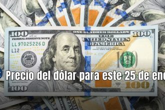 El portal web oficial de Monitor Dolar actualizó en 38,32 el precio de la divisa estadounidense para este 25 de enero