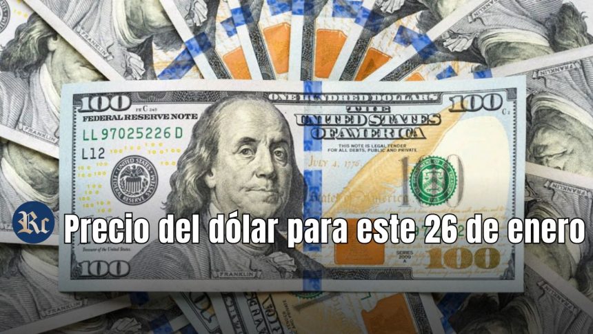 El portal web oficial de DolarToday actualizó en 38,61 el precio de la divisa norteamericana para hoy, 26 de enero de 2024.