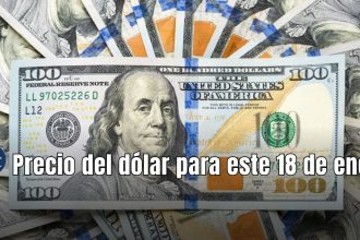 El Monitor Dólar determinó hoy, jueves 18 de enero la cotización del dólar a 38,00 bolívares en Venezuela.