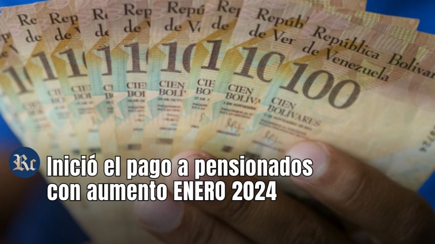 Es de mencionar que a partir del primero de febrero, el bono de guerra económica de los pensionados será 25 dólares.