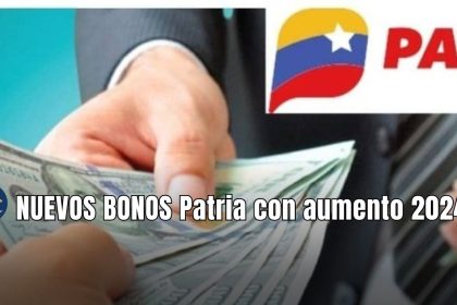 De acuerdo al cronograma del mes de diciembre de 2023 y meses anteriores, el pago de estos bonos de Patria estaría llegando entre el 19 y 22 de enero de 2024