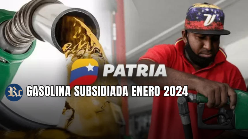 ¡Cronograma oficial de la gasolina subsidiada en enero de 2024 en Venezuela!