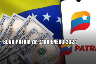 BONO PATRIA de $100: COBRA HOY 13 de ENERO 2024