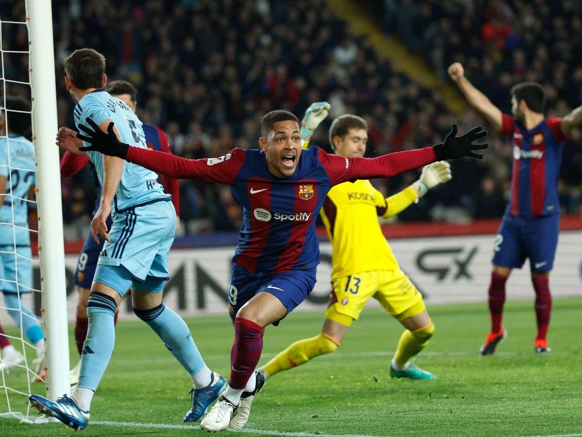 El debut goleador de Vitor Roque en el Barcelona