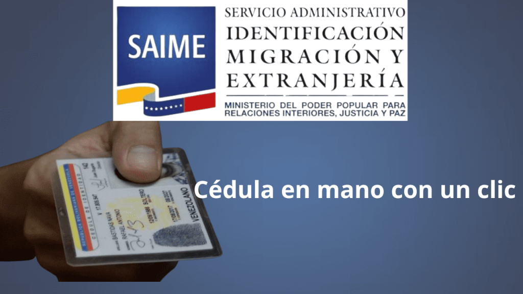 Cómo solicitar tu cédula SAIME en línea: 7 pasos rápidos y sencillos