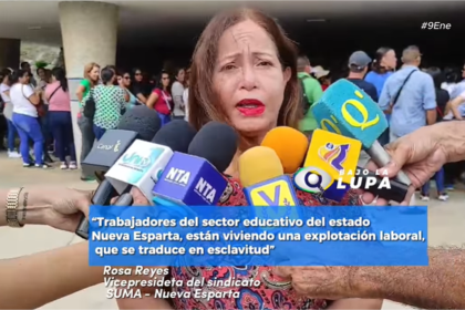 Denuncian explotación laboral de docentes en Nueva Esparta