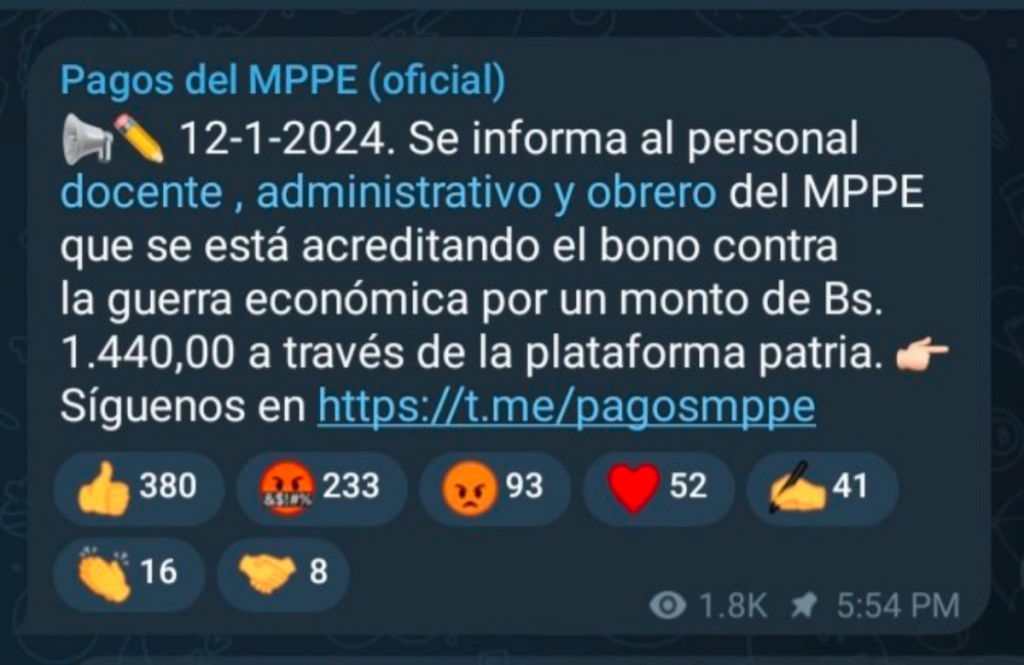 1ER DEPÓSITO MPPE ENERO 2024: NUEVOS MONTOS + ÚLTIMAS NOTICIAS