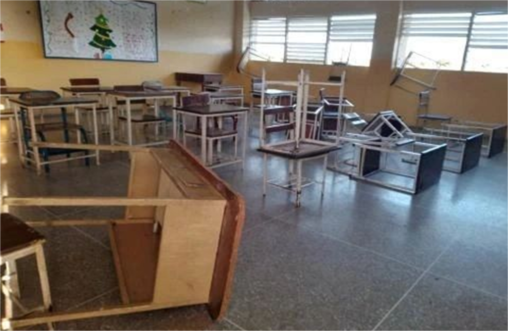 Margarita: Vandalismo en escuela de Los Bagres preocupa a la comunidad