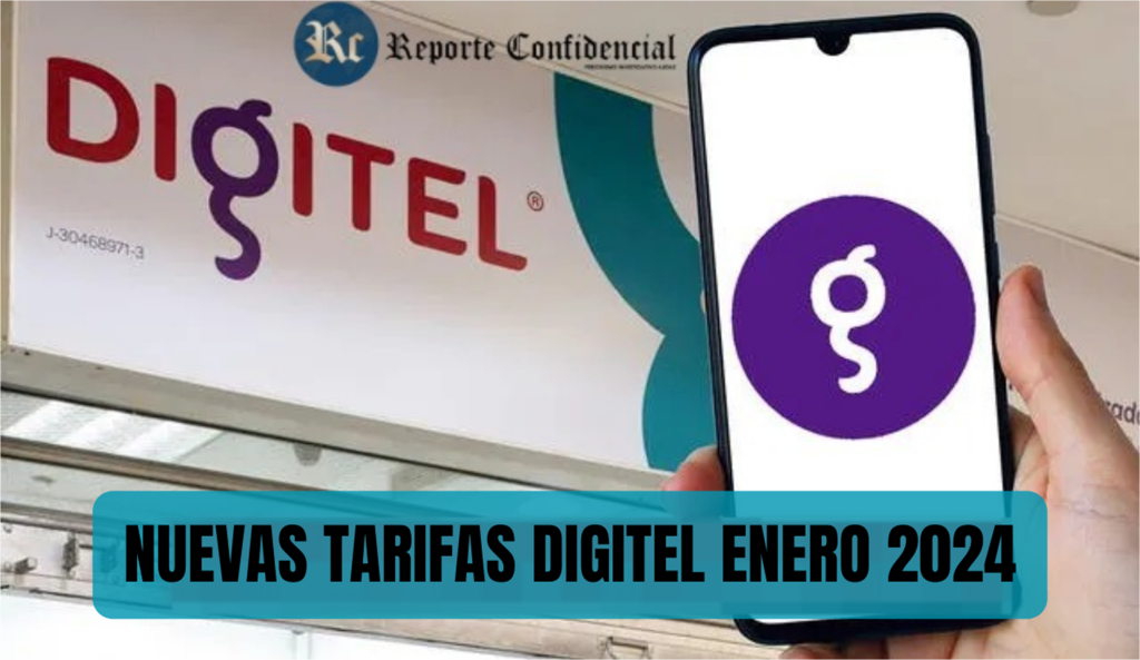 TARIFAS DIGITEL CON AUMENTO ENERO 2024 + MONTOS OFICIALES