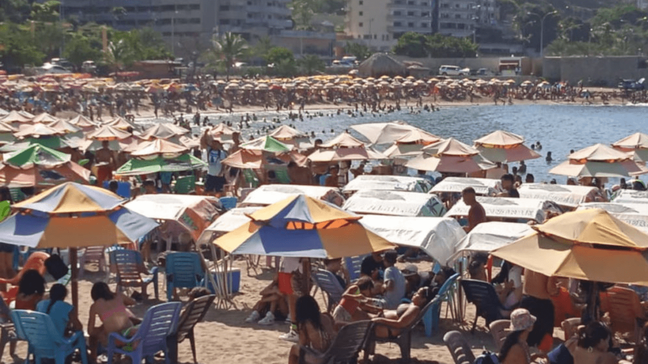 Más de un millón de vacacionistas visitan las playas de La Guaira en 2024