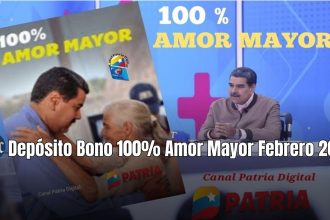 Inició HOY Depósito Bono 100% Amor Mayor FEBRERO 2024