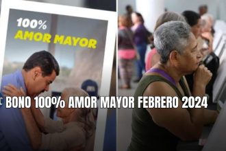 BONO 100% AMOR MAYOR FEBRERO 2024: COBRA HOY EL NUEVO MONTO