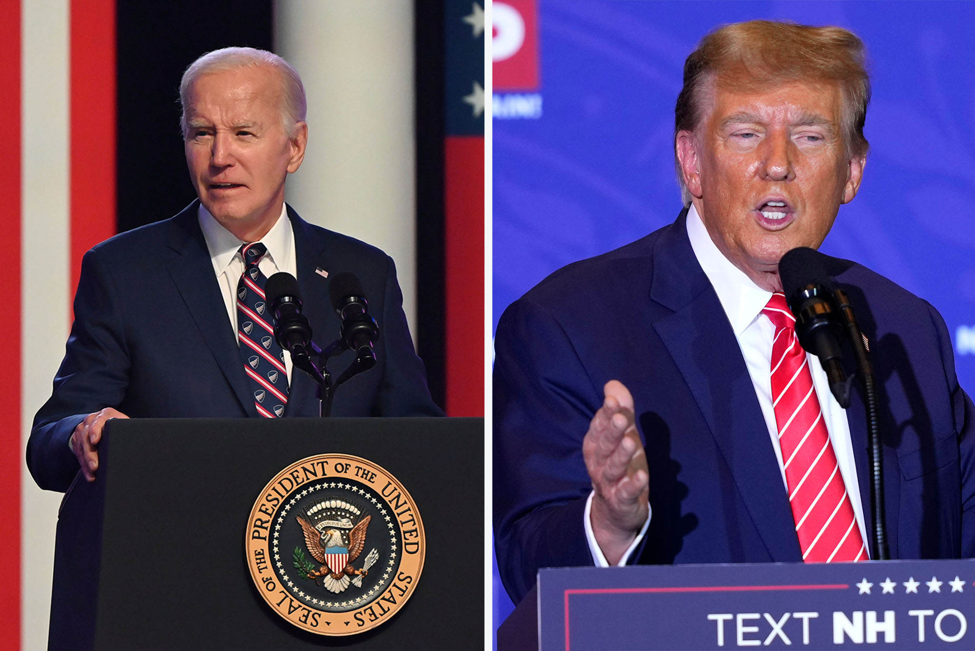 ¿Cuál es la razón por la cual Biden parece considerablemente mayor que Trump a pesar de tener una diferencia de edad de solo tres años?