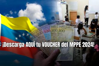 ¡El pago está cerca! Descarga AQUÍ tu VOUCHER del MPPE 2024