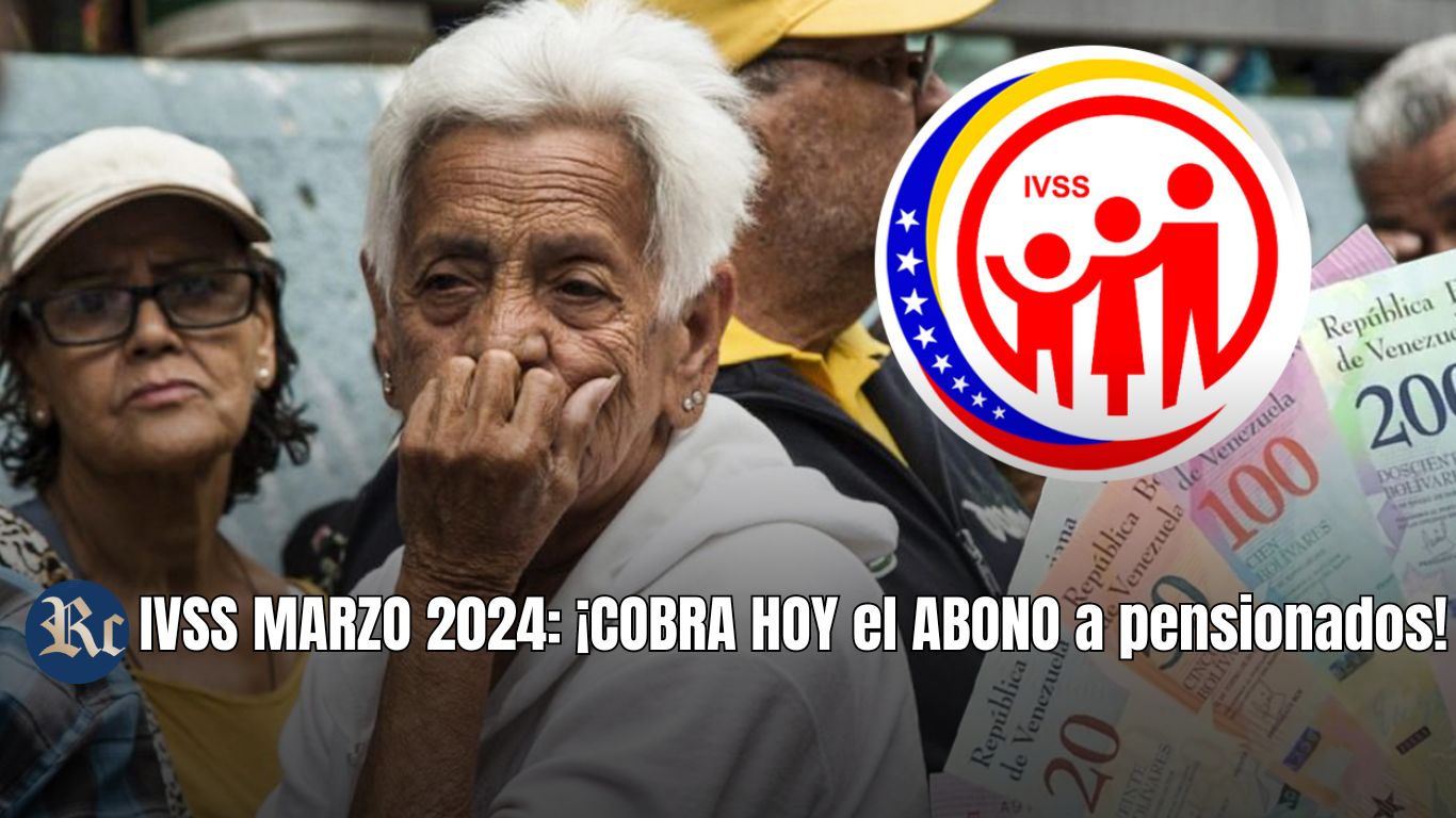 La pensión otorgada por el Seguro Social (IVSS) se mantiene en Bs. 130