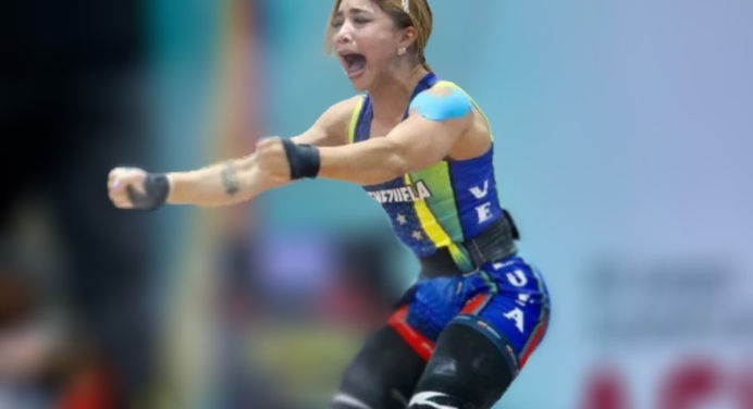 Echandia conquista la medalla de oro en la competencia de envión de los Juegos Panamericanos