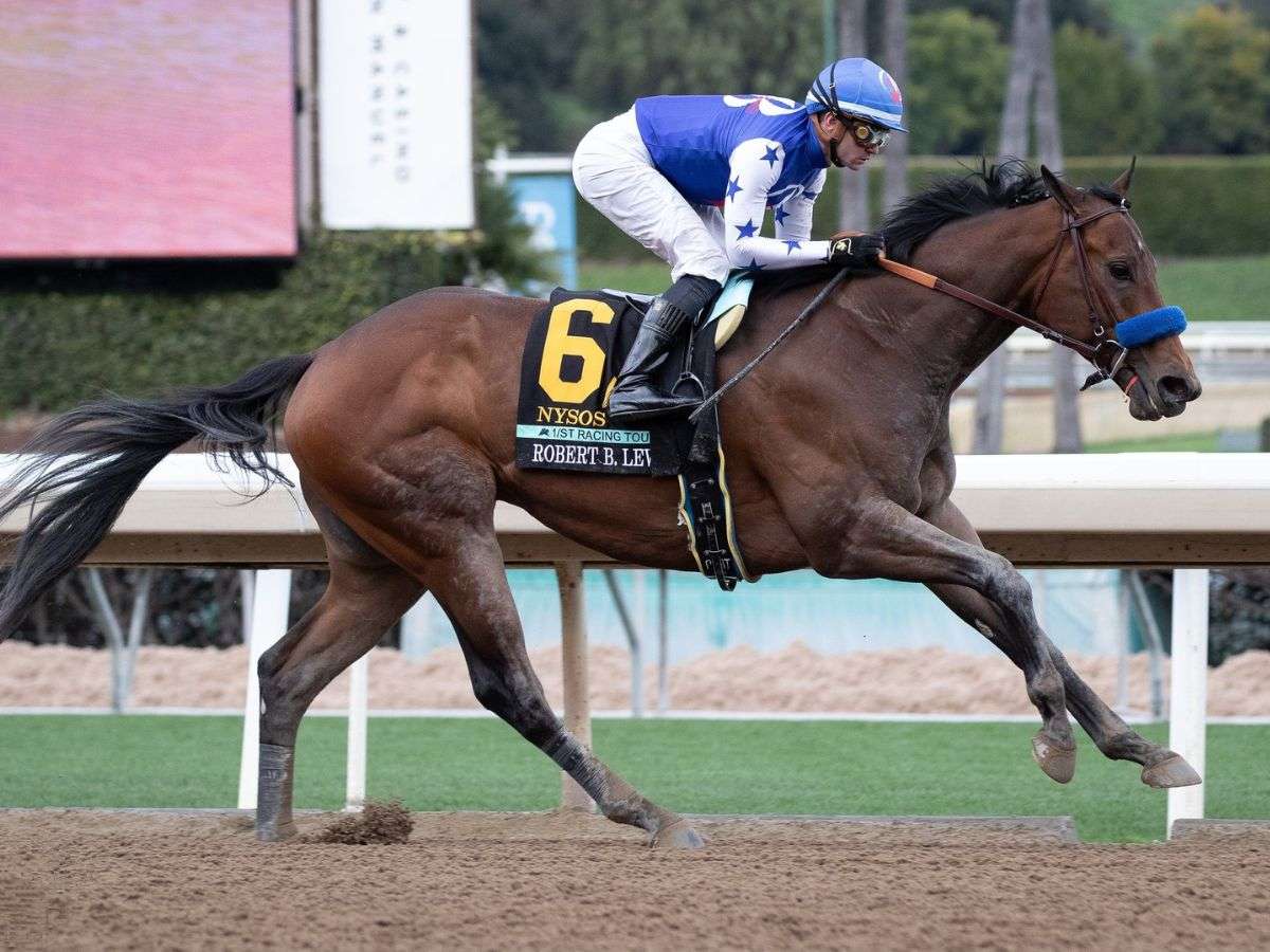 Nysos se desliza velozmente en Santa Anita