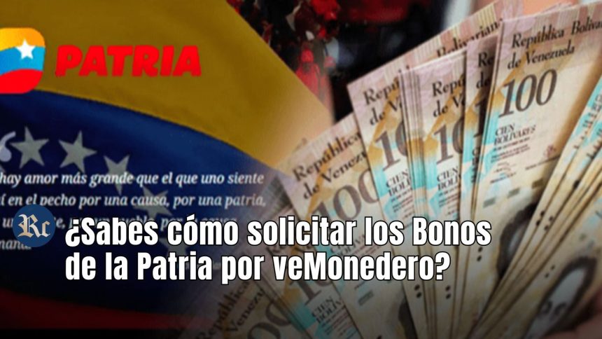 El Gobierno de Venezuela entrega los bonos mediante el Sistema Patria.