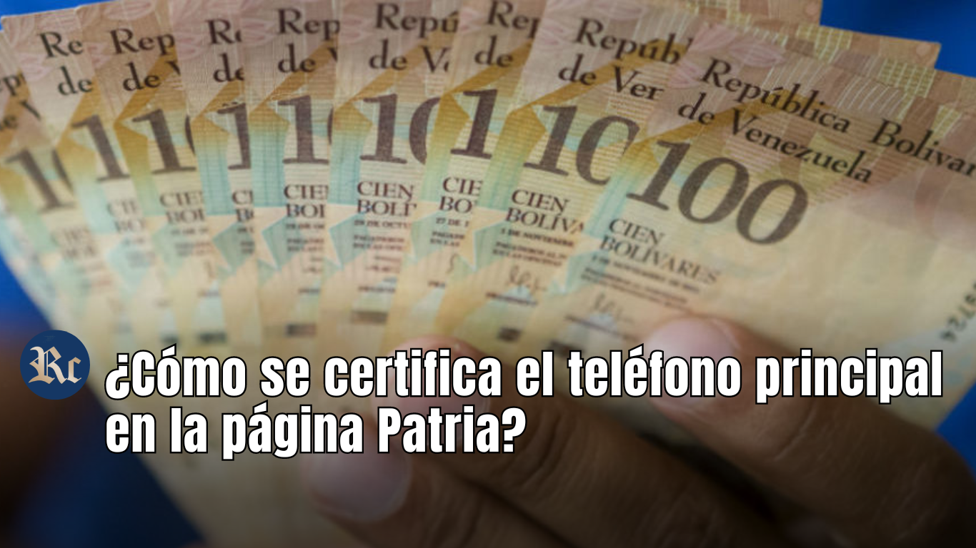 Los Bonos de Guerra Económica se verán reflejados en el Sistema Patria, por lo que el Monedero Patria deberá ser revisado, para saber el saldo total que tienes.