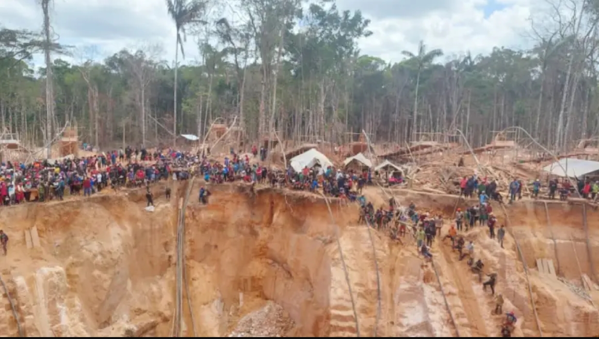 SOS Orinoco denuncia la construcción ilegal de una carretera que conecta Brasil con una zona minera en Venezuela.