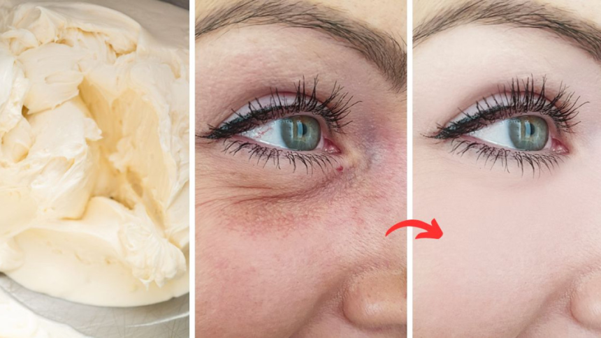 ¡Elimina ojeras y arrugas con esta crema casera!