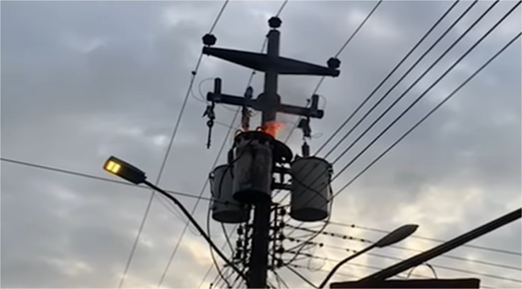 Margarita: Transformador en llamas en Villa Rosa +VIDEO