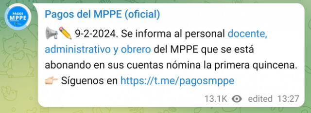 MPPE HOY 15 de FEBRERO 2024: QUINCENA, BONOS + NUEVOS MONTOS