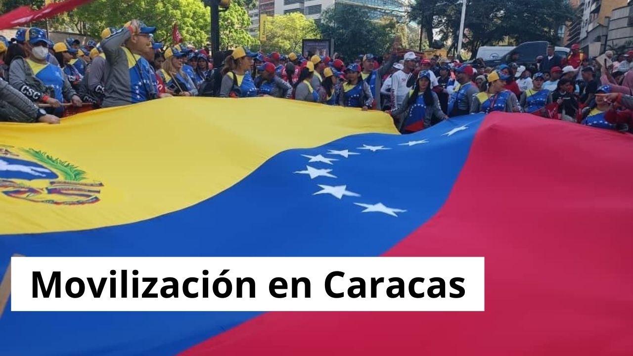 Movilización del oficialismo en Caracas el 29 de febrero: una demostración de fuerza.