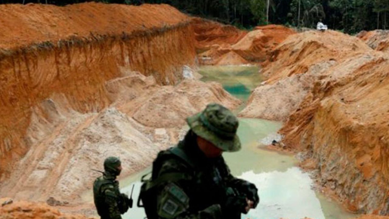 Zona afectada por minería ilegal en el sur implementa plan de recuperación.