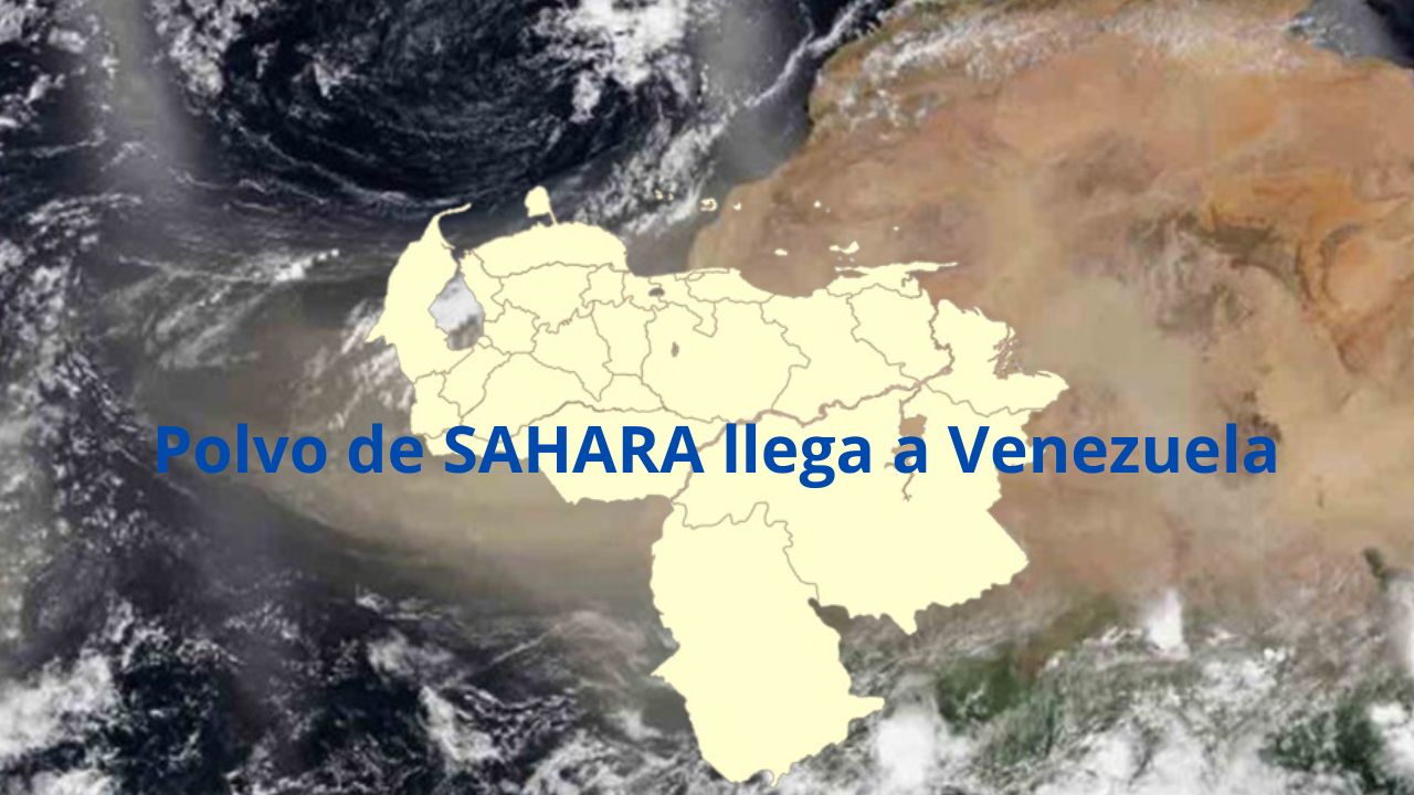 Durante 4 días, el polvo del Sahara cubrirá el territorio venezolano.