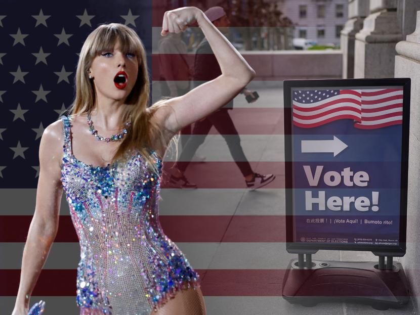 Taylor Swift anima a sus fans estadounidenses a ejercer su derecho al voto.