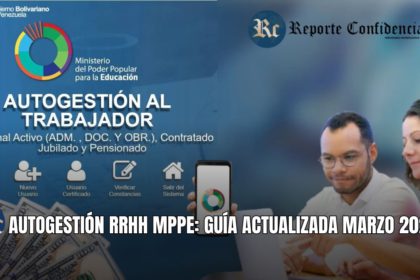 AUTOGESTIÓN RRHH MPPE: GUÍA ACTUALIZADA MARZO 2024