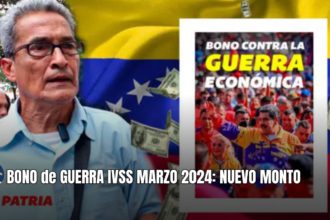 BONO de GUERRA IVSS MARZO 2024: NUEVO MONTO + ÚLTIMAS NOTICIAS