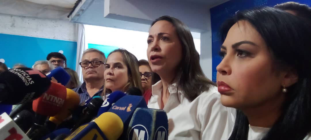 María Corina Machado considera que las detenciones de opositores son una muestra de la fragilidad del gobierno.