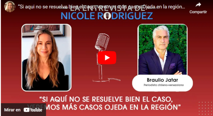 Nicole Rodríguez entrevista a Braulio Jatar: Alerta sobre más ‘casos Ojeda’ en la región» + [Vídeo]