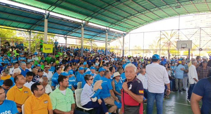 Oposición juramenta Comandos Electorales municipales de Nueva Esparta