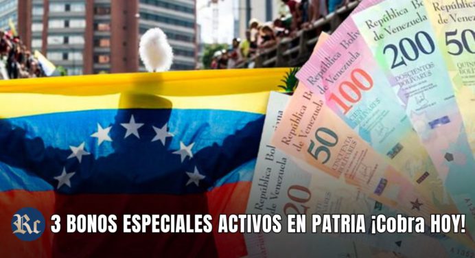 3 BONOS ESPECIALES ACTIVOS EN PATRIA ¡Cobra HOY!