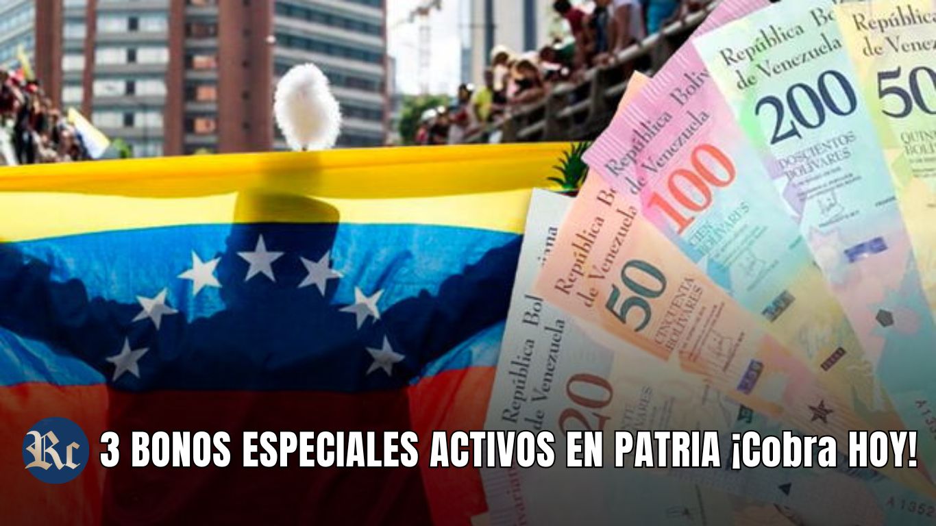 3 BONOS ESPECIALES ACTIVOS EN PATRIA ¡Cobra HOY!