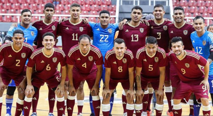La selección de fútbol sala de Venezuela vence a Cuba en partidos de preparación
